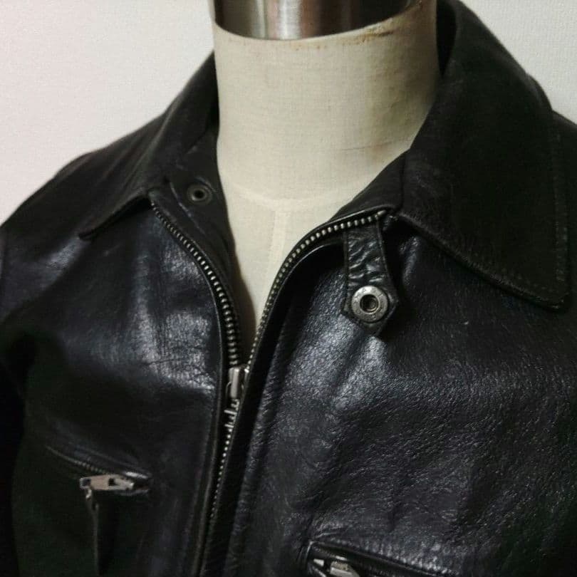 黒革ジャケット①