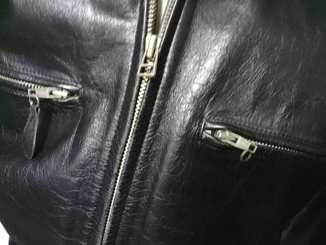 黒革ジャケット①