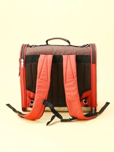 【ブルー】go slow caravan レトロ テント ペットキャリーリュック