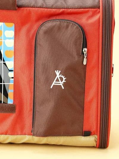 【ブルー】go slow caravan レトロ テント ペットキャリーリュック