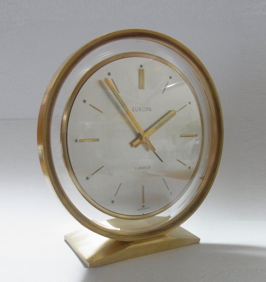 ドイツ製機械式時計　置時計　Europa　稼動品（出品2）
