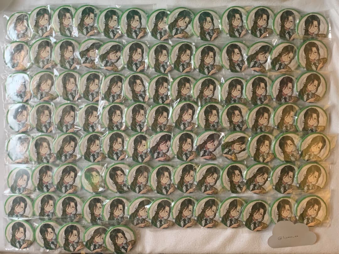 いれいす 悠佑 Kiss a little 缶バッジ 96点セット