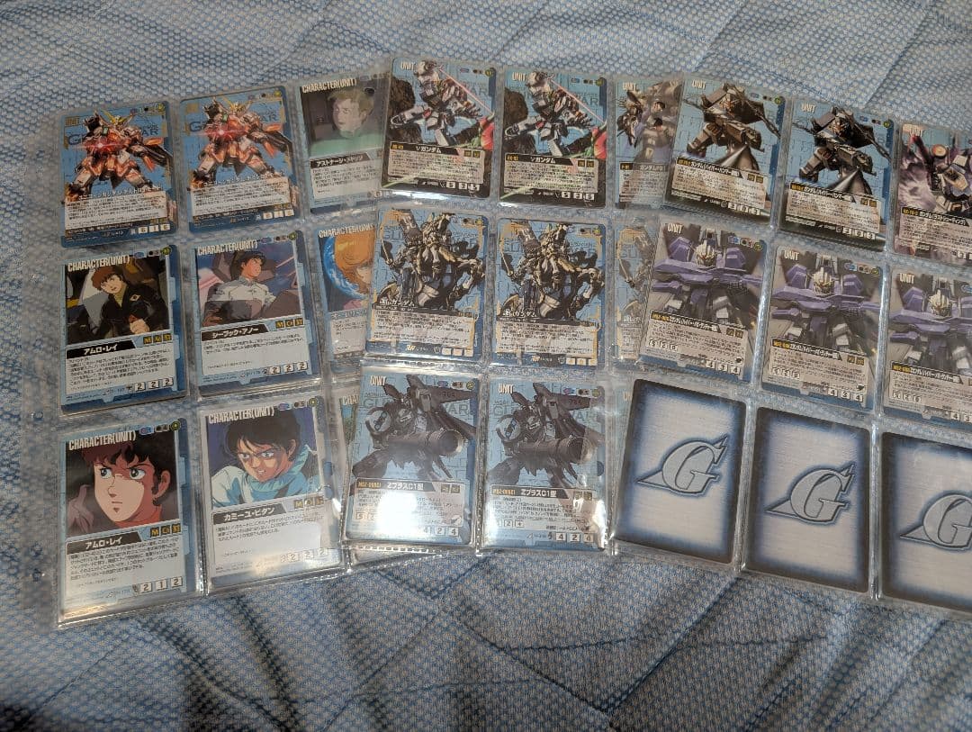 ガンダムウォー 引退時のまま まとめ売り カードバインダー38シート分