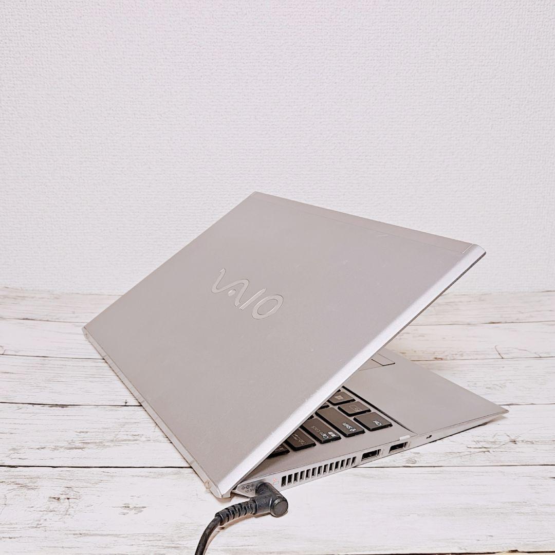 在宅ワークに♪VAIO 薄型軽量 13インチノートパソコン SSD i5 カメラ