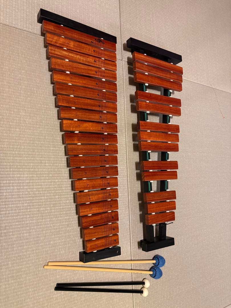 YAMAHA TX-6 32音 卓上木琴 マレット付き