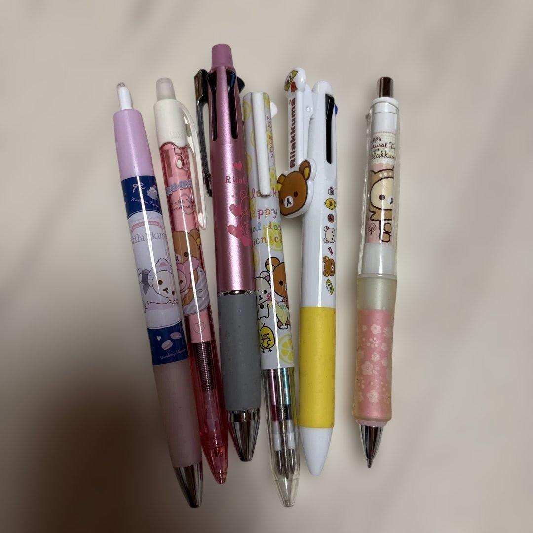 リラックマ　コリラックマ　シャーペン　ボールペン 6本セット　限定含む