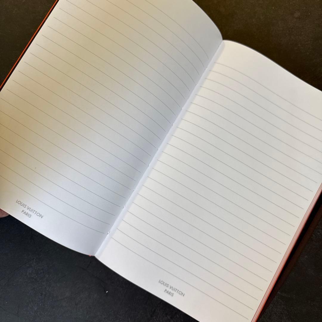 LOUIS VUITTON オレンジノート 約15cm x 21cm