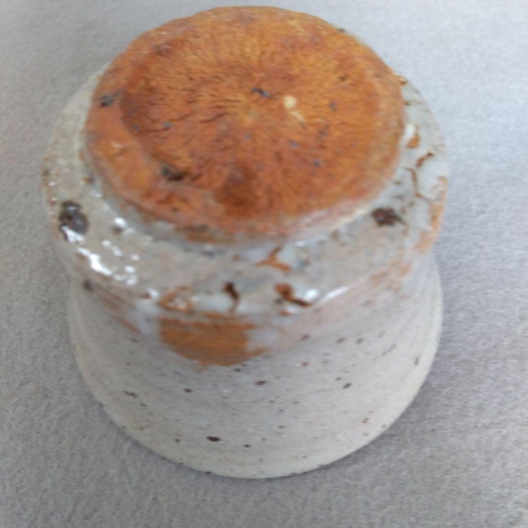 西岡小十　氏作　絵唐津ぐい呑み　共箱なし