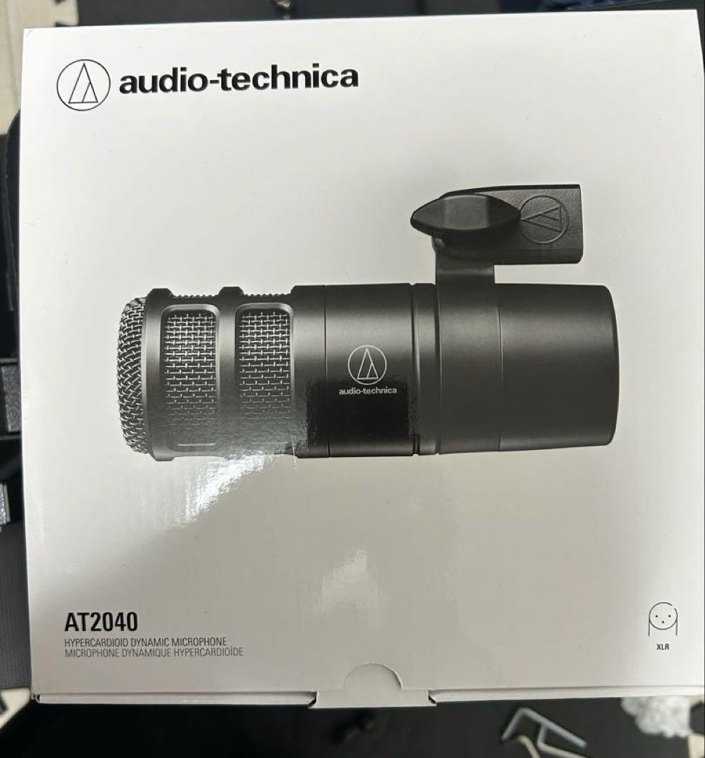 audio-technica AT2040、マイクアーム、マイクケーブルセット