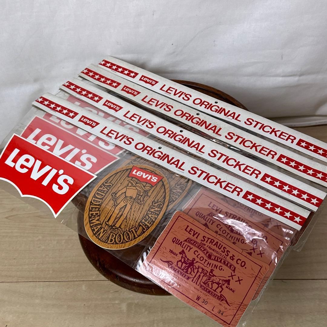 Levi's デッドストック ステッカー3種 4組セット 非売品 ノベルティ