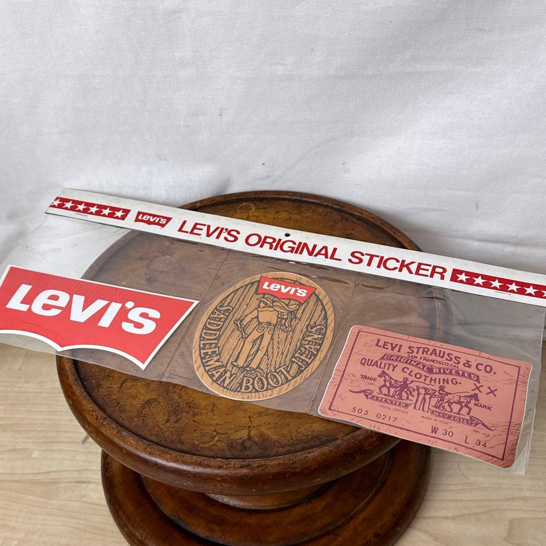 Levi's デッドストック ステッカー3種 4組セット 非売品 ノベルティ