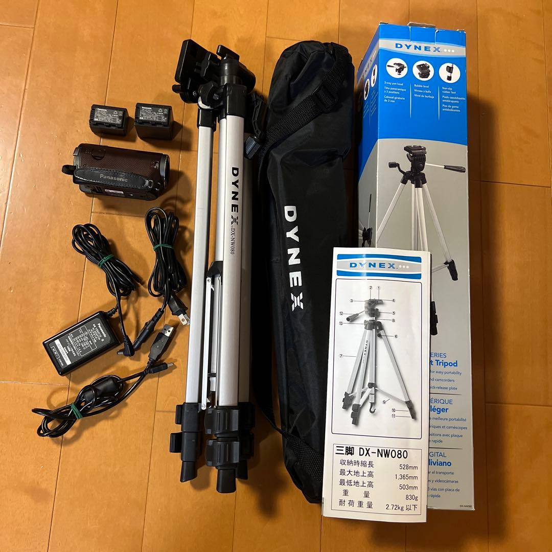 【三脚とセットで】Panasonic パナソニックHDC-TM45 ビデオカメラ