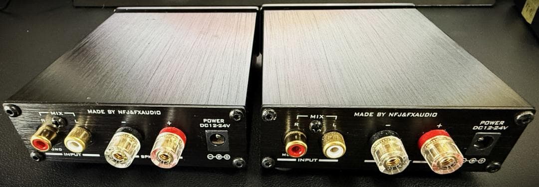 ★★★ FX-AUDIO- 1001Jモノラルアンプ 2台送料込 おまけ付★★★