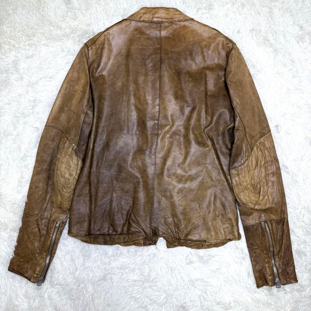 希少 No,No,Yes! ノーノーイエス レザー ジャケット ライダース