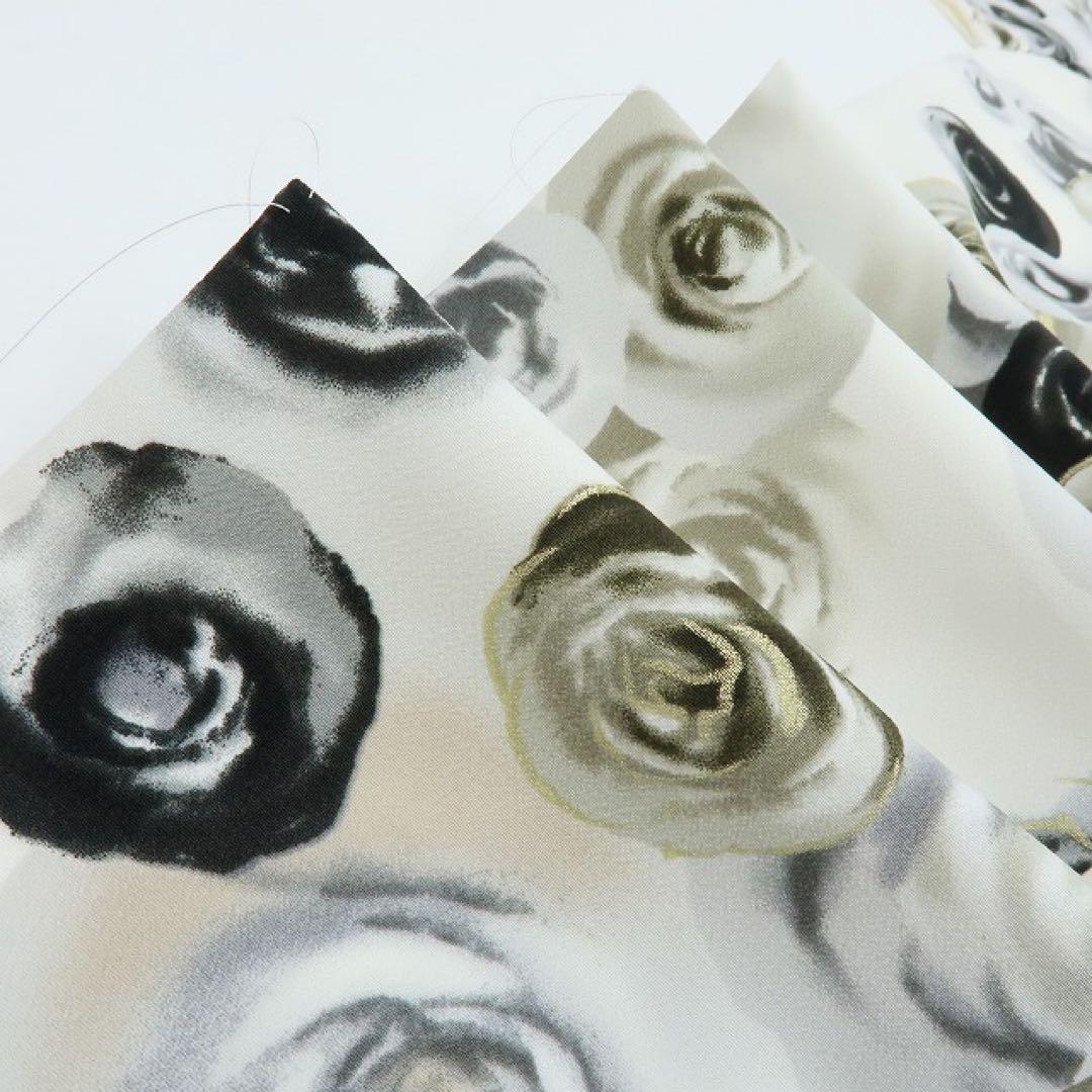 新品 洗える着物 仕付け糸付き 薔薇 トールサイズ 振袖 着物 A2236