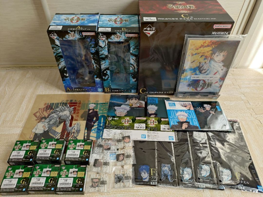 一番くじ 呪術廻戦0-1224-A賞乙骨憂太 B賞五条悟 C賞祈本里香まとめ売り