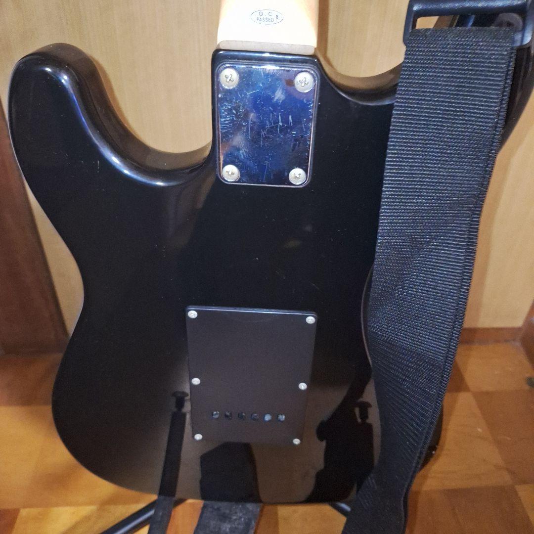 美品 SELDER 初心者向けエレキギター ストラトキャスター ブラック 黒