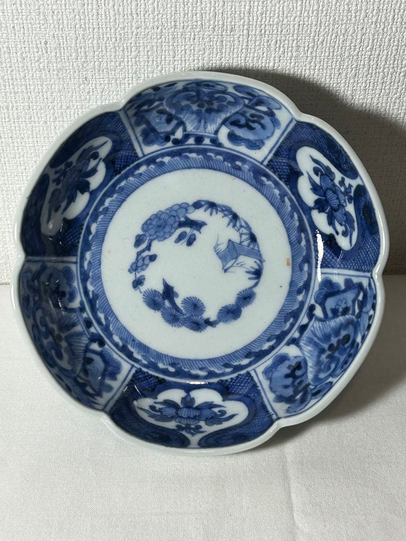 古伊万里染付なます皿 江戸時代　3枚無傷