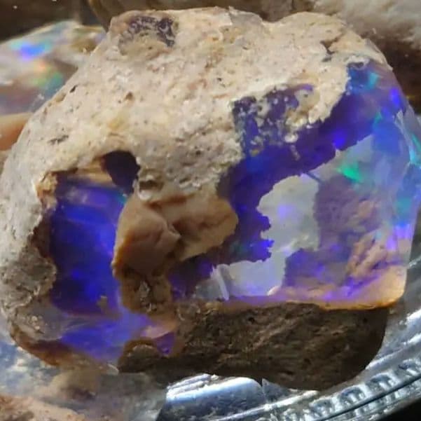 【70CT】エチオピア　オパール 原石 鉱物標本　ウェロ産