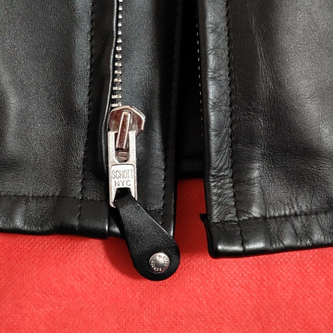 【未使用級】Schott ◆641◆シングルライダースジャケット 42