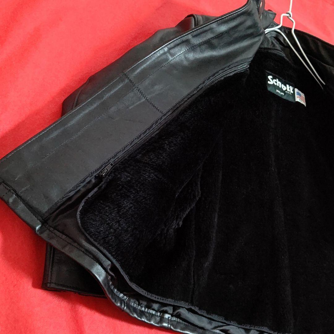 【未使用級】Schott ◆641◆シングルライダースジャケット 42