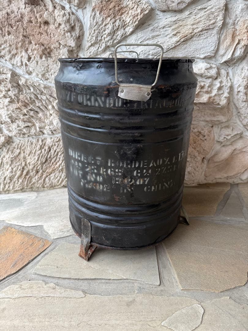 値下げ⭐︎ビンテージ　ペール缶　インダストリアル