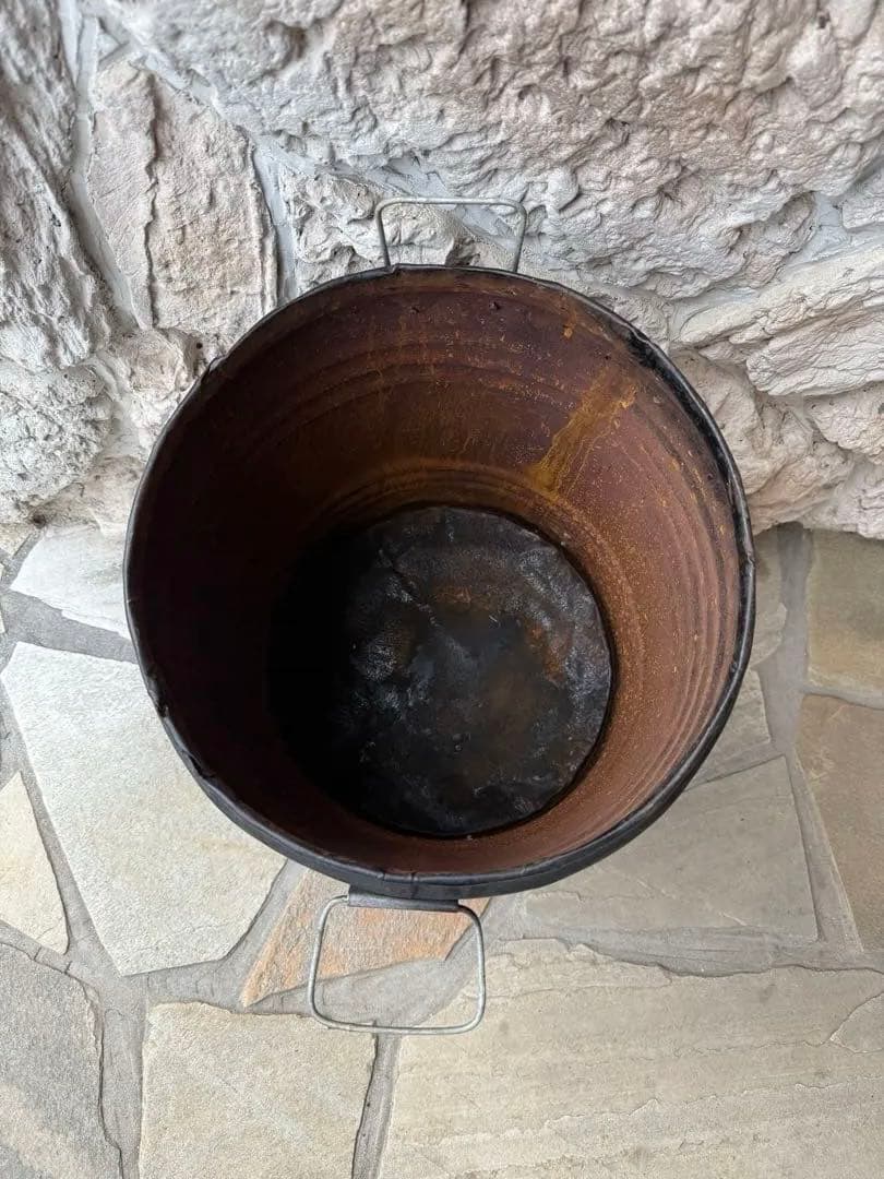 値下げ⭐︎ビンテージ　ペール缶　インダストリアル