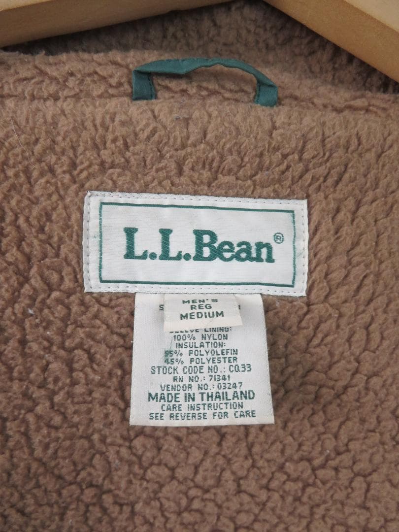 90s LLビーン ゴアテックスシンサレート中綿ナイロンフリース ジャケット M