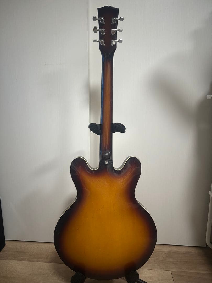 ES-335スタイル エレキギター サンバースト