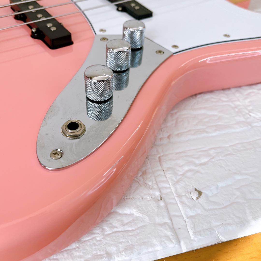 SELDER セルダー エレキベース ピンク 初心者　JB-30 ベース　エレキ