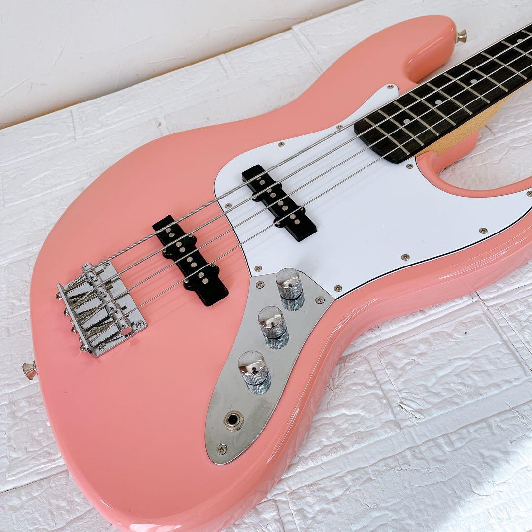 SELDER セルダー エレキベース ピンク 初心者　JB-30 ベース　エレキ