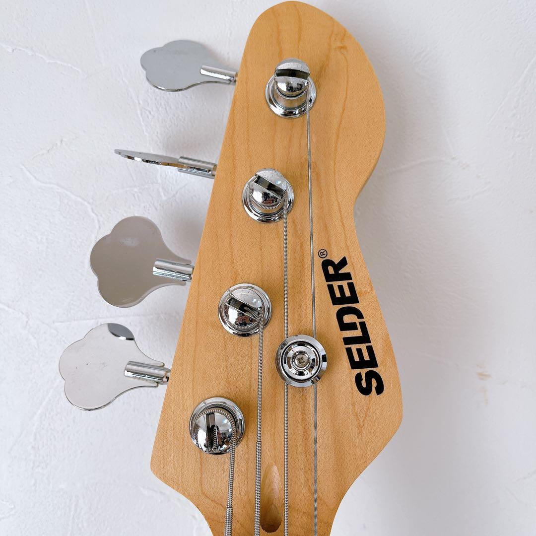 SELDER セルダー エレキベース ピンク 初心者　JB-30 ベース　エレキ