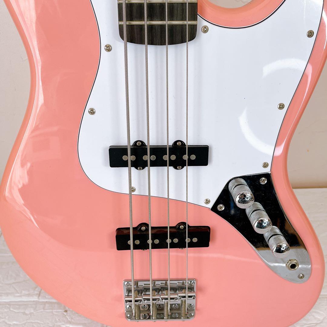 SELDER セルダー エレキベース ピンク 初心者　JB-30 ベース　エレキ