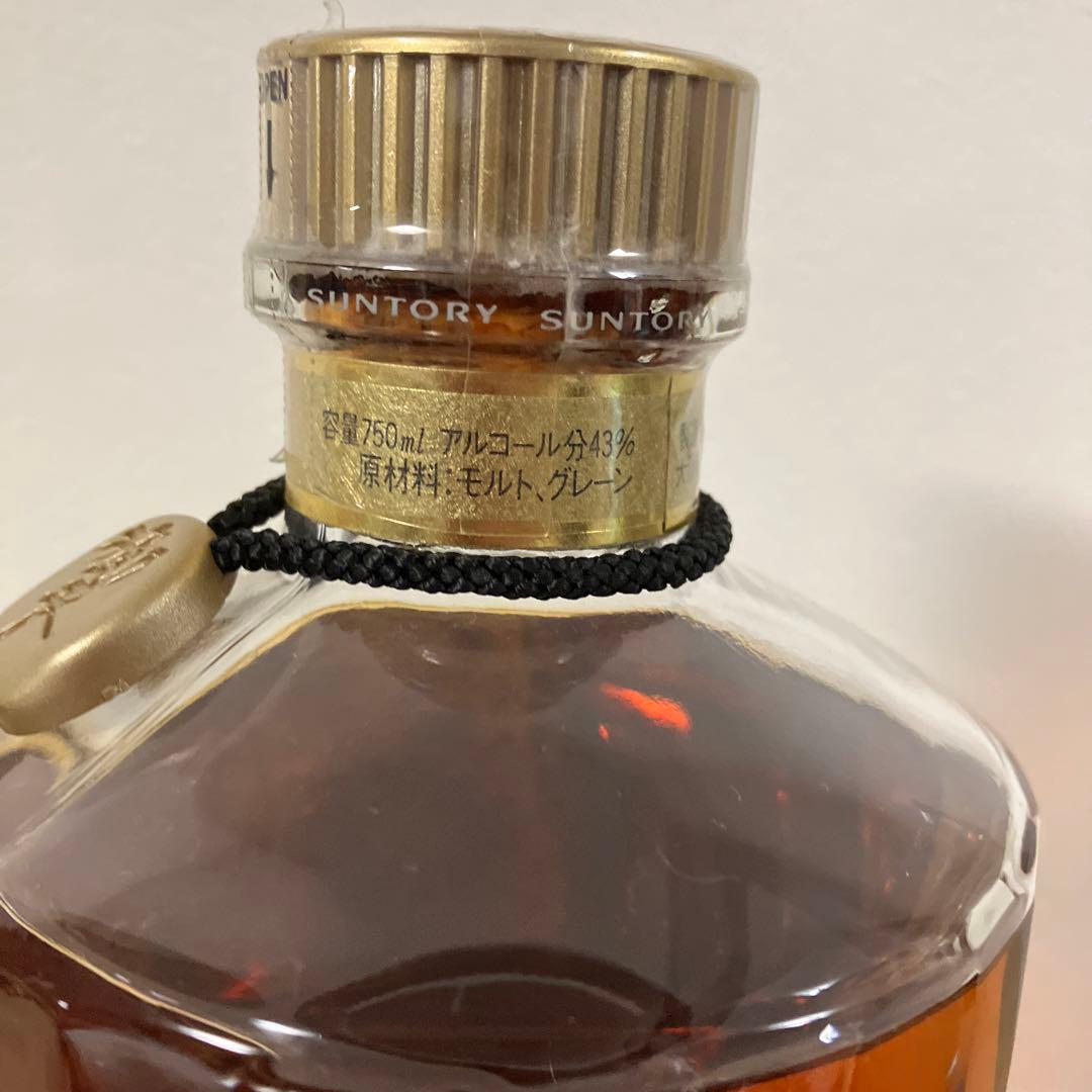 【希少】古酒/未開栓　サントリーウイスキー響　ノンエイジ　金キャップ　裏金ラベル
