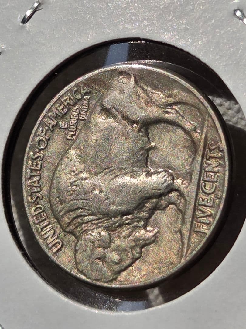 アメリカ合衆国　バッファロー　ニッケル(5セント) 白銅貨 1928 S