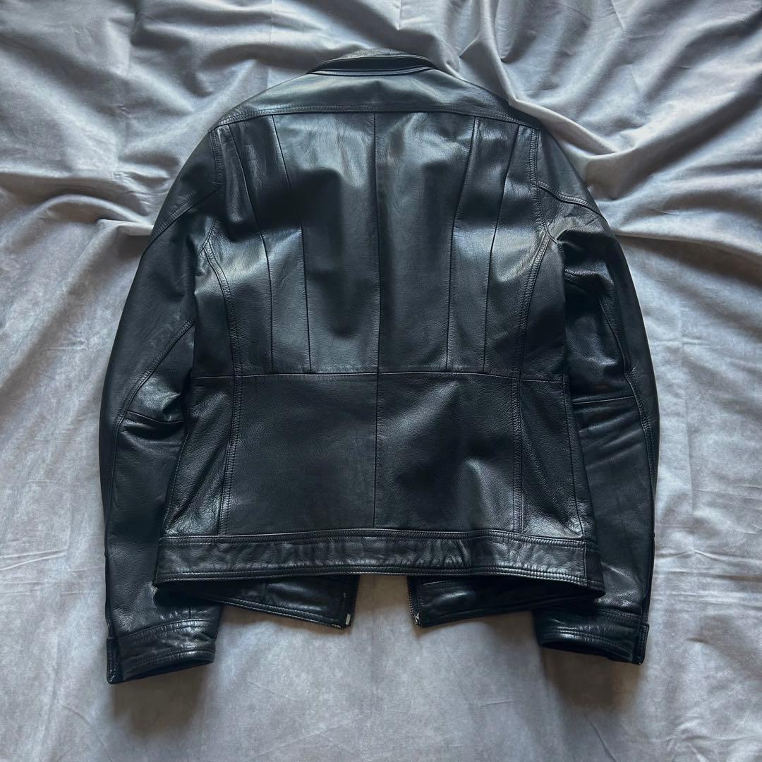 ジャケット・アウター 00s archive double zip leather jacket