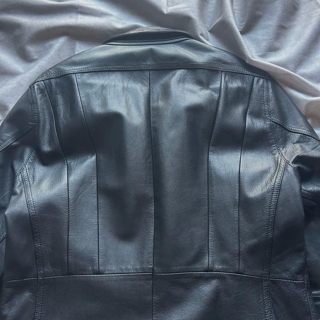 ジャケット・アウター 00s archive double zip leather jacket