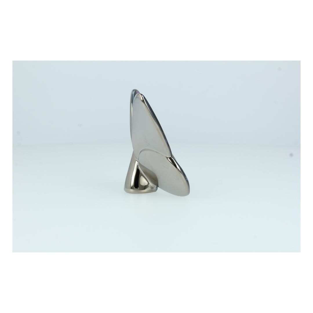 ピ*ル様 Baccarat バカラ クリスタル バタフライ 青蝶 オブジェ 箱付