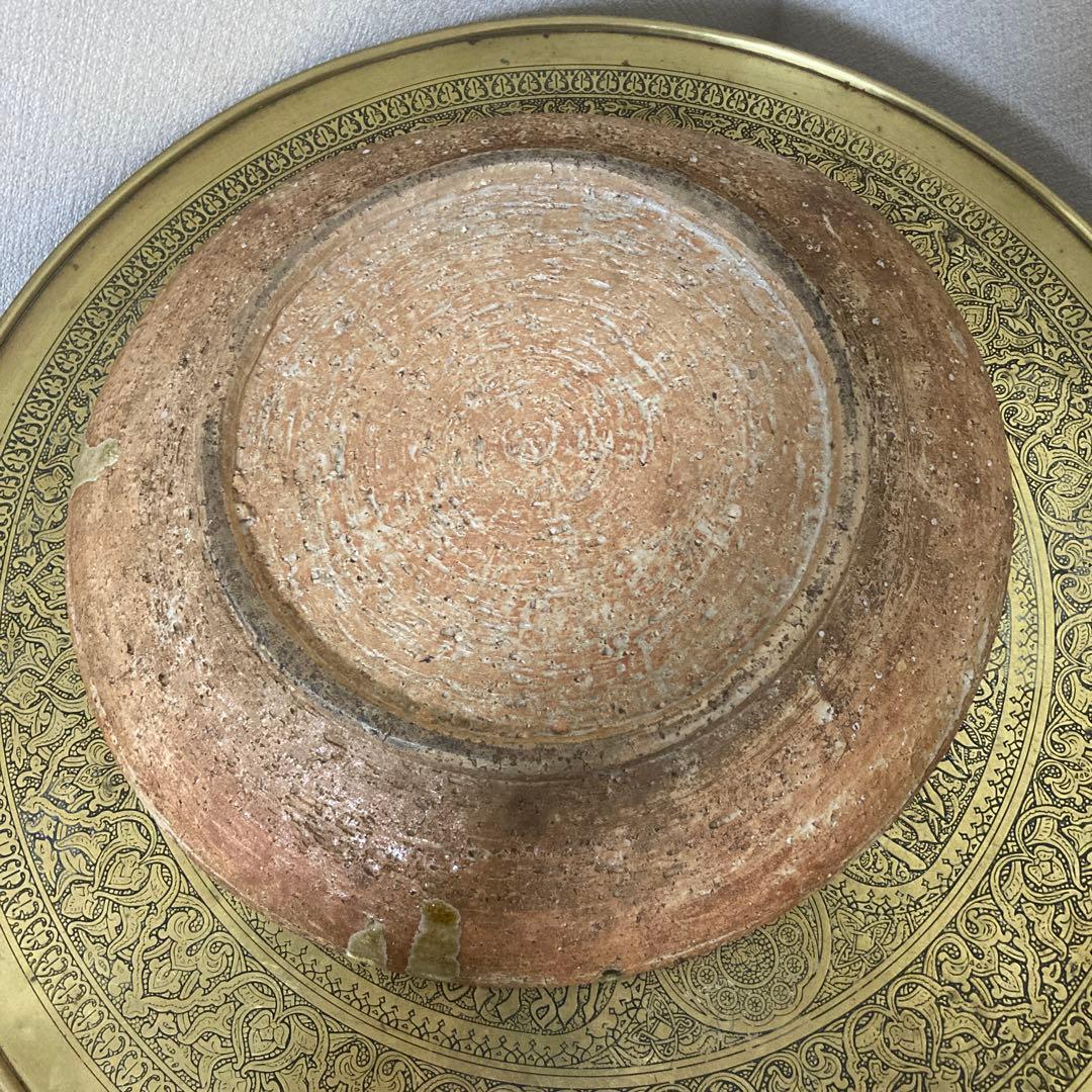 時代　大鉢　盛鉢　大皿　飾り皿〈検 信楽焼　古瀬戸　伊賀　織部　唐津　萩