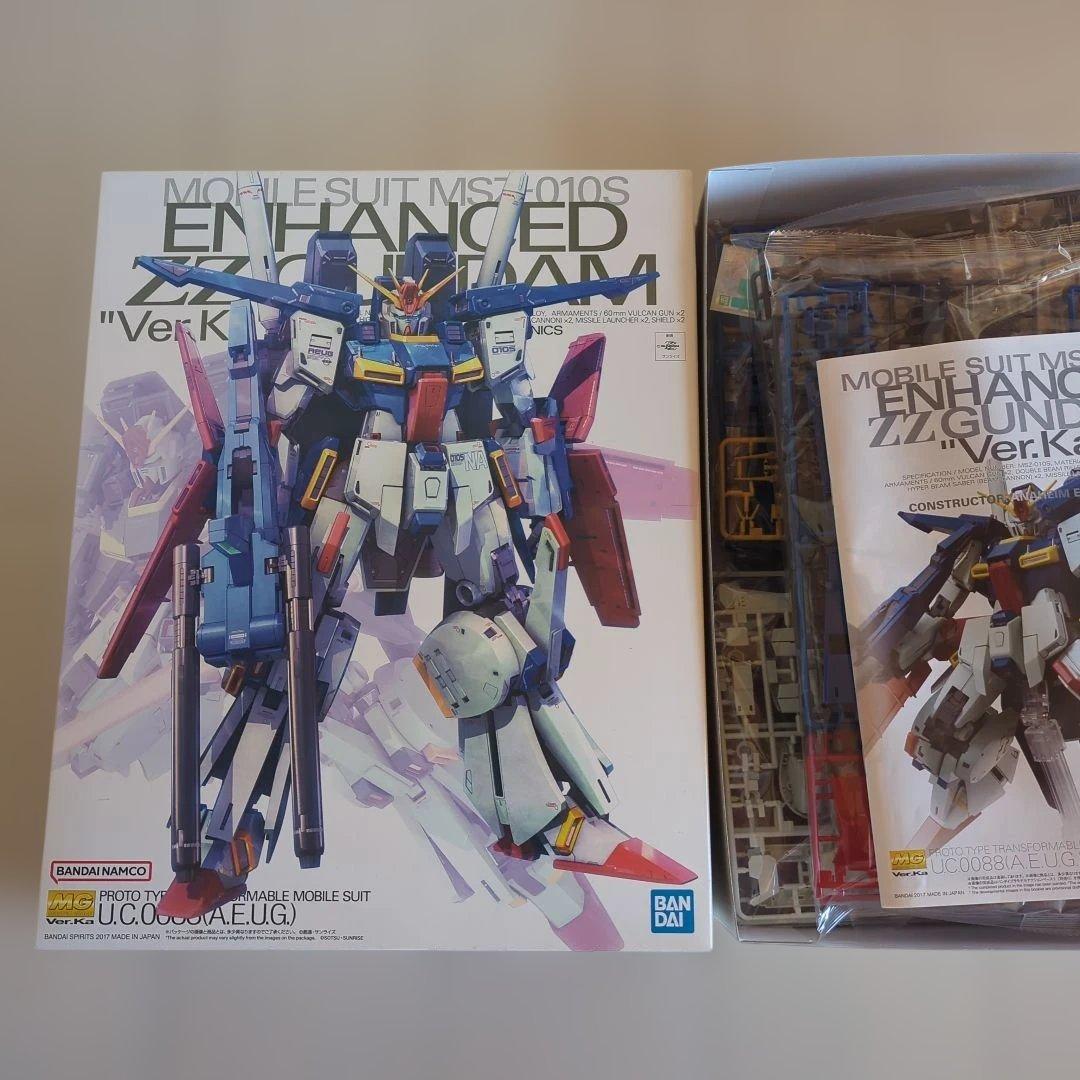 MG 強化型ZZガンダムVer.Ka 1/100　未組立品　完品