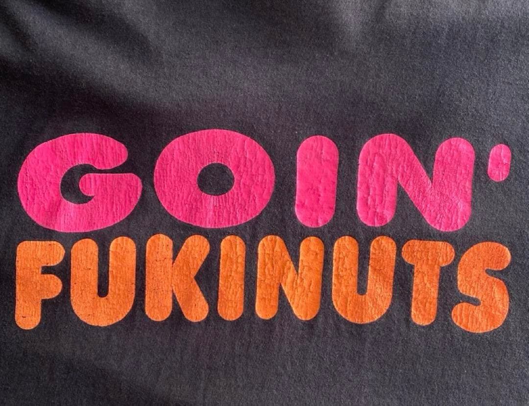 レア　90年代　ダンキンドーナツパロ　Tシャツ USA製 黒 XL