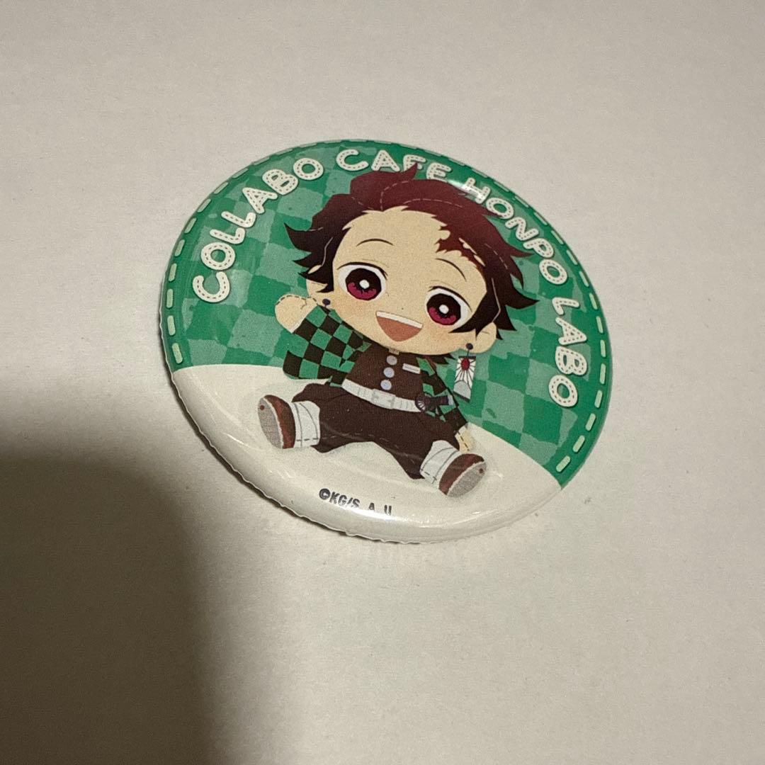 鬼滅　コラボカフェ本舗LABO 缶バッジ　竈門炭治郎