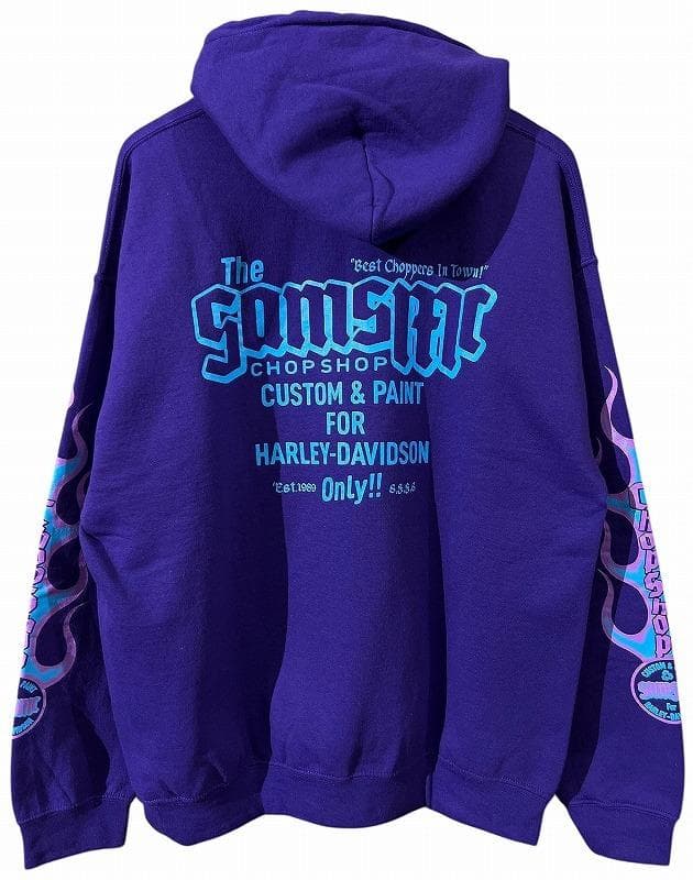サムズ モーターサイクル ムーンアイズ デザイン ハーレー モンスター パーカー