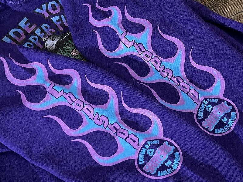 サムズ モーターサイクル ムーンアイズ デザイン ハーレー モンスター パーカー