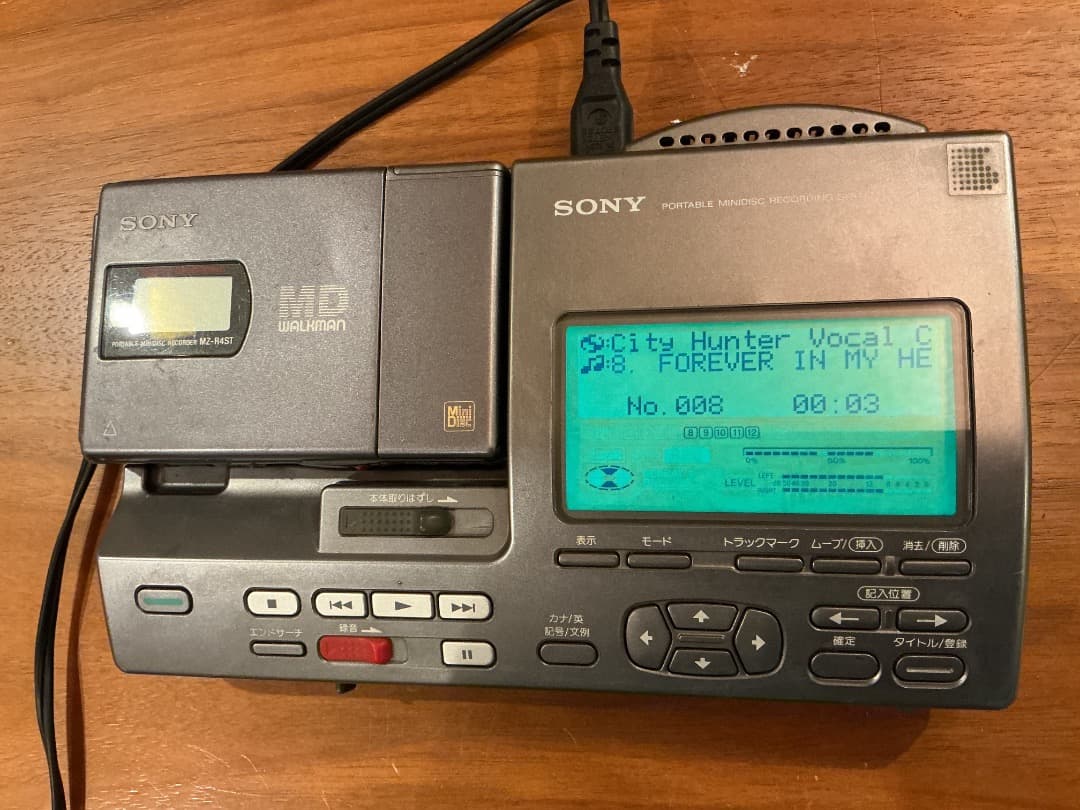 Sony MZS-R4ST MDプレーヤー