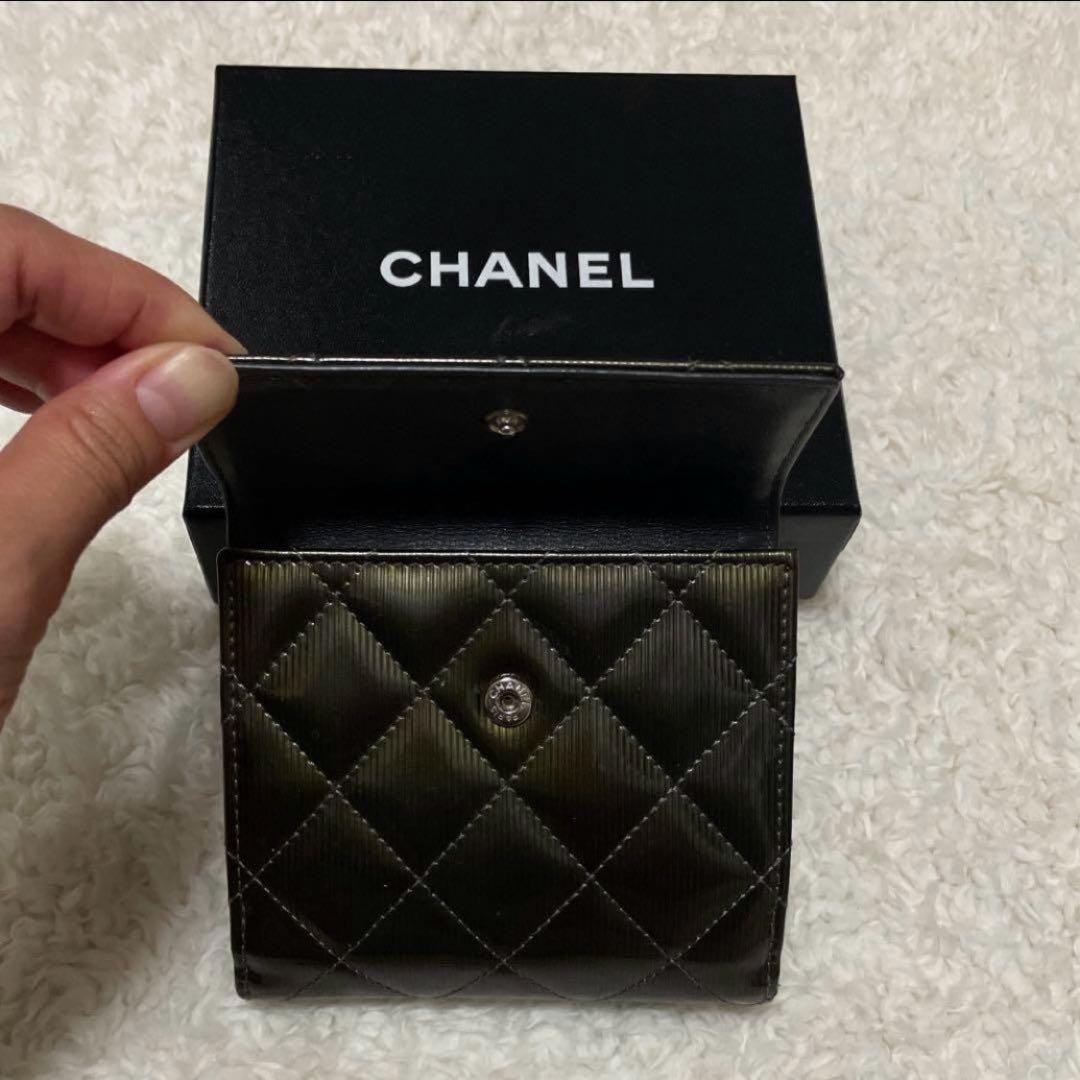 クミミ様用 CHANEL シャネル 二つ折り財布 シンプルお洒落可愛い 箱付き