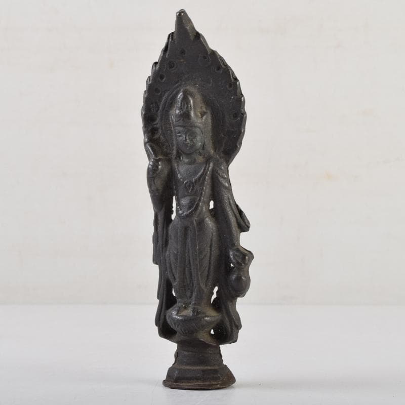 仏教美術　古銅　観音像　仏像　置物　C　9103