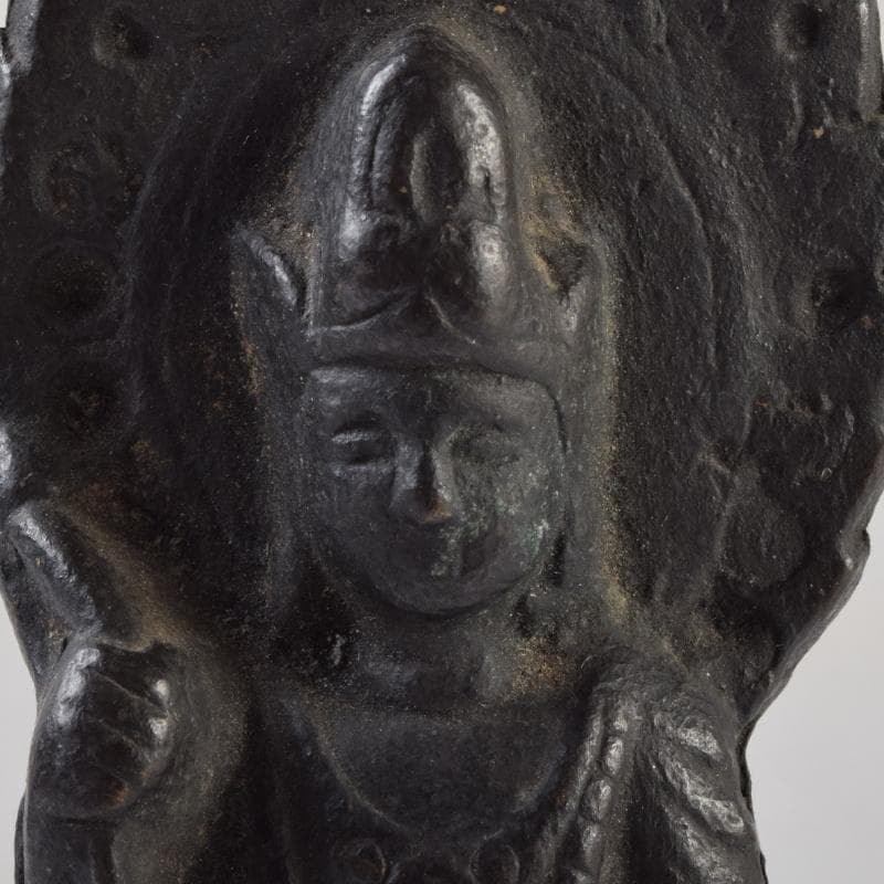 仏教美術　古銅　観音像　仏像　置物　C　9103