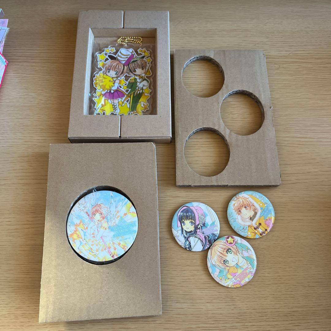 カードキャプターさくら　なかよし　特装版　特典　缶バッチ　カード　ムーブ