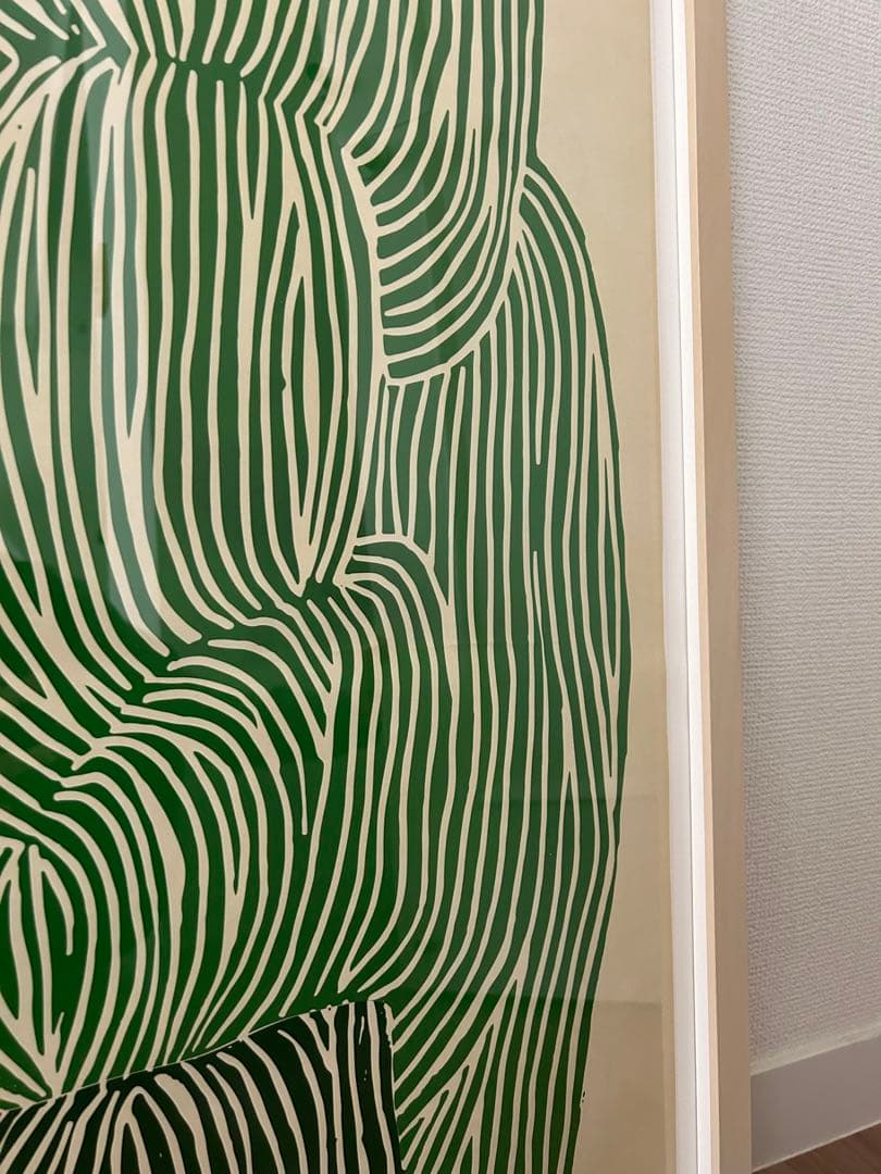 【フレーム付】THE POSTER CLUB Green Ocean 50×70